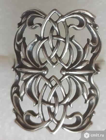 Печатка кольцо серебро