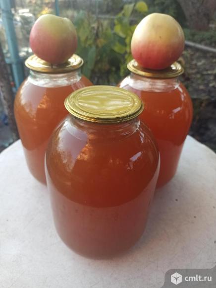 Сок яблочный домашний. Фото 1.