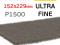 Скотч-брайт Mirka 152x229мм UF темно-серый P1500. Фото 3.