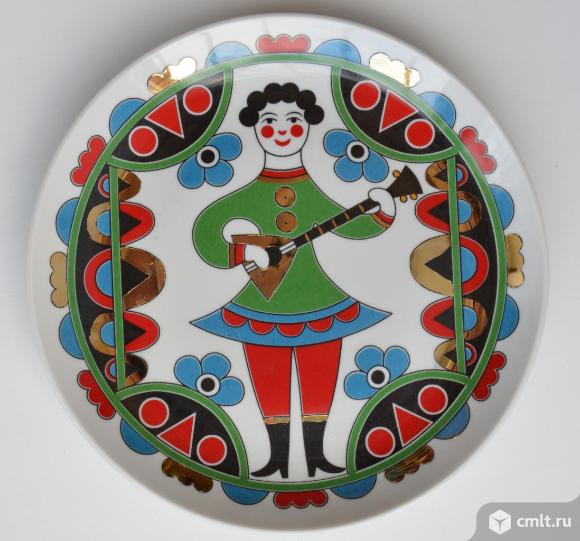 Декоративная тарелка Вербилки 19 см Много. Фото 1.