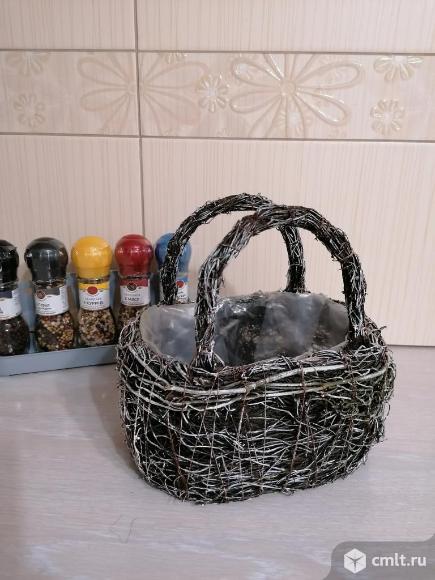 Плетёные корзинки. Фото 1.