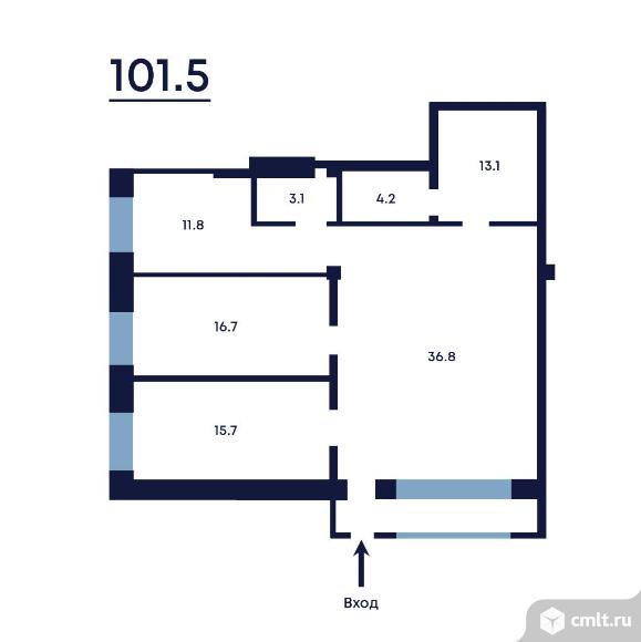 Аренда офиса 101 кв.м. Фото 12.