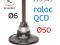 Оправка Roloc 50мм RoxelPro (штырь 6мм) для кругов QCD. Фото 4.