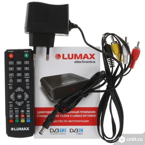 Приставка для цифрового ТВ Lumax DV1109HD wi-fi. Фото 1.