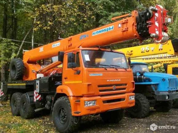 Аренда автокрана 25 тонн 31 метр. Фото 1.