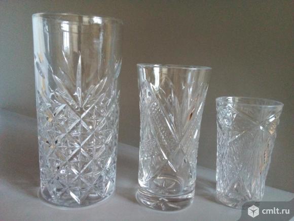 Стаканы хрустальные СССР. Фото 1.