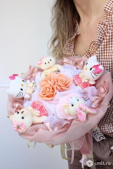 Букет из мягких игрушек. Новый. Фото 1.