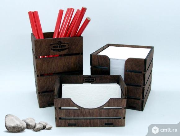 Канцелярский настольный Органайзер-Триптих "PALANGA". Фото 1.