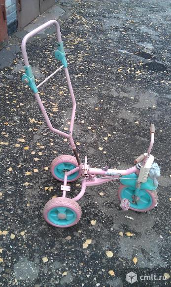 Тележка из велосипеда. Фото 1.