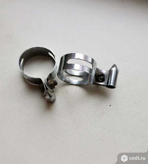 Хомуты для велонасоса. Фото 1.