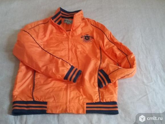 Ветровка для мальчика Modis,рост 152 см,оранжевая. Фото 1.