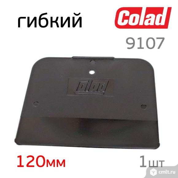 Шпатель Colad пластмассовый, черный, мягкий. Фото 1.