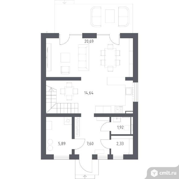 Дом 117 кв.м. Фото 1.