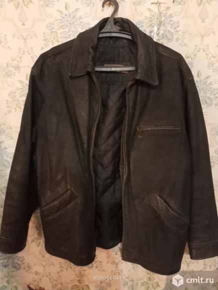 Продам кожаный (нубук) пиджак. Фото 1.