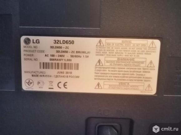 Телевизор ж/к LG LG 32LD650. Фото 2.