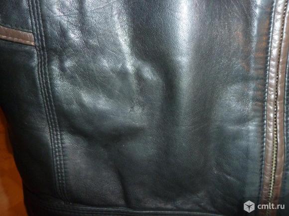 Куртка кожаная теплая мужская 48-50 р-р. Фото 5.