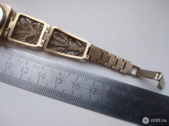 Часы "Чайка". 17 камней. На ходу. Браслет скань. Фото 10.