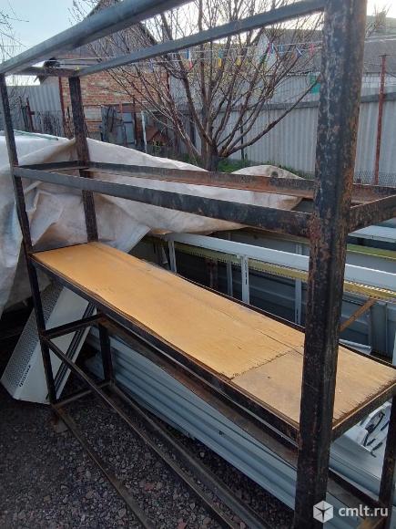 Стеллаж металлический,из уголка 5 полок. Фото 2.