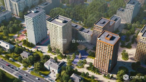 1-комнатная квартира 28,57 кв.м. Фото 1.