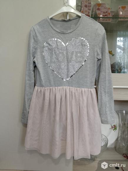 Платье трикотажное. Фото 1.