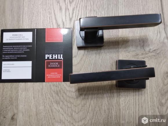 Дверные ручки фирмы РЕНЦ модель "Остия" INDH 74-02 ABB. Фото 1.