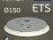 Подошва Festool 150мм soft ETS мягкая для шлифовальной машинки + винт М8. Фото 5.