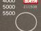 Кольцо уплотнительное Sata 5000B, 4000B, 5500 под голову (1шт) 211508. Фото 2.
