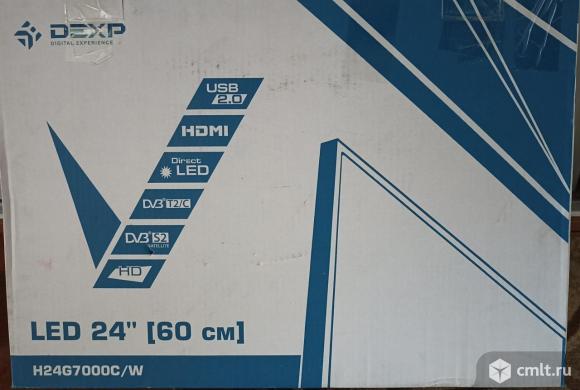 Как новый 24"(60см) ТВ LED DEXP H24G7000C/W встроенный цифровой тюнер. Фото 5.