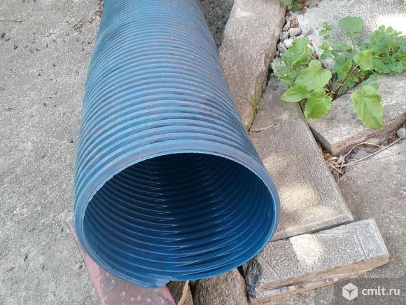 Гофротруба резиновая вентиляционная/сантехническая (d=125мм,L=3м). Фото 2.