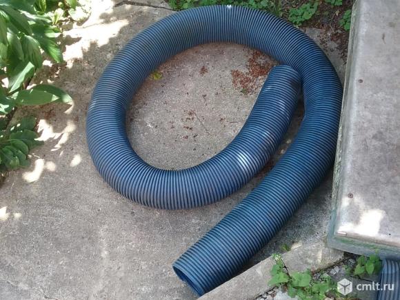 Гофротруба резиновая вентиляционная/сантехническая (d=125мм,L=3м). Фото 1.