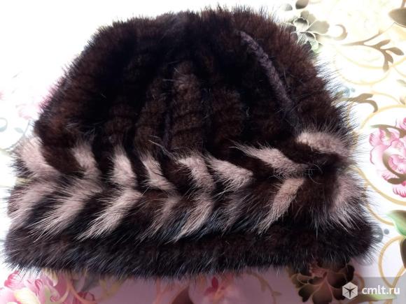 Шапка норковая. Фото 1.