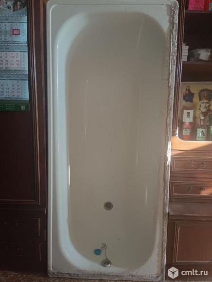 Продам стальную ванну бу 170 см. Фото 1.