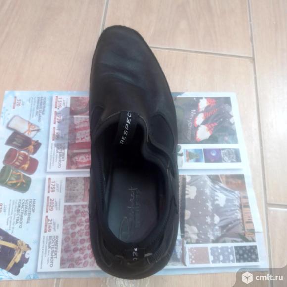 Макасины мужские кожаные бу 40-41 размер. Фото 3.