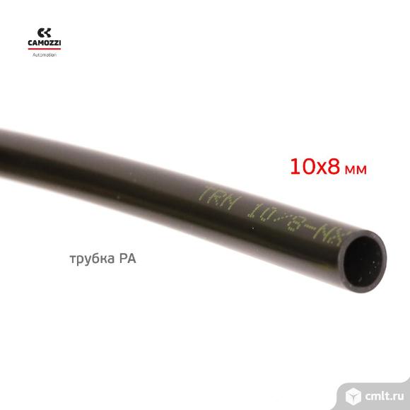 Трубка полиамидная 10х8мм ЧЕРНАЯ Camozzi (1пм) пневматическая. Фото 1.