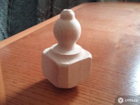 Крючок деревянный фигурный( бук),5см,25шт.. Фото 1.