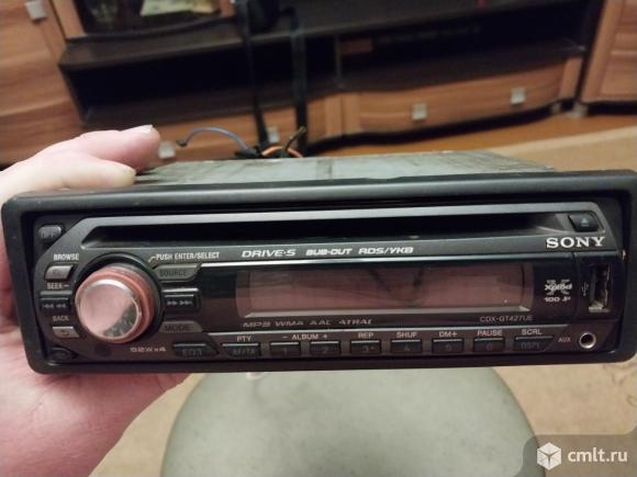 Автомагнитола сони 4?50. Фото 1.