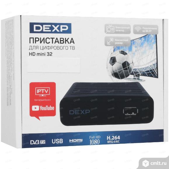 Тв приставка dexp hd mini 32 + WI-FI