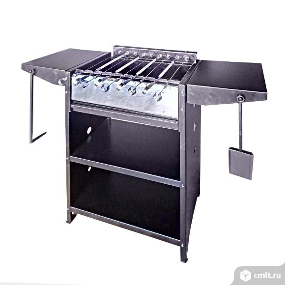 Мангал МОДЕРН S9 с электроприводом. Фото 1.