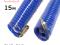 Шланг спиральный 8х12мм Колир 15м синий PU с быстросъемами. Фото 1.