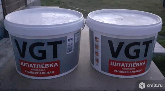 Шпаклёвка в вёдрах. Фото 1.