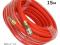Шланг с разъемами 13х19мм Колир 15м красный армированный. Фото 1.