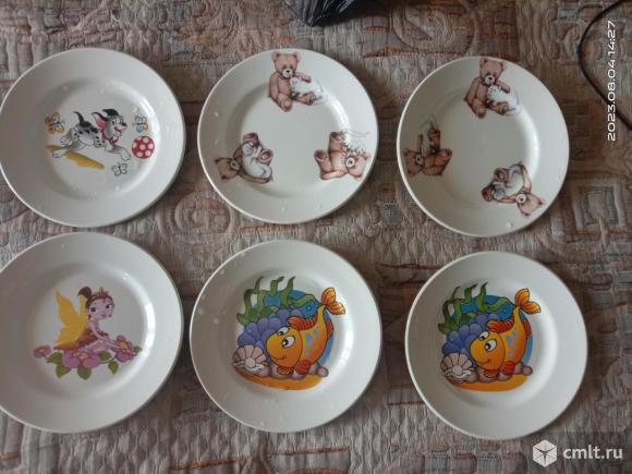 Детские тарелки. Фото 1.