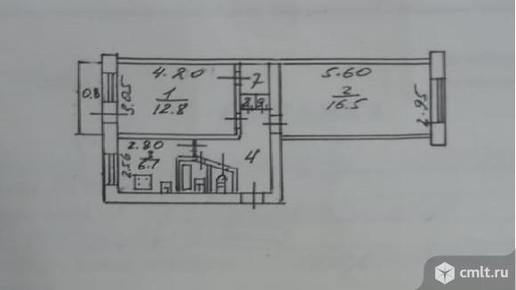 2-комнатная квартира 47 кв.м. Фото 9.