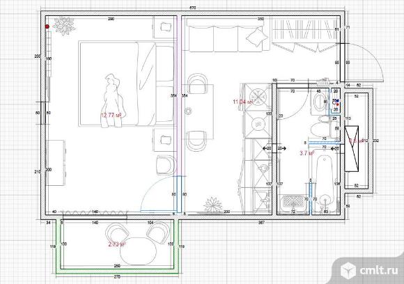 Продается 1-комн. квартира 31 кв.м.. Фото 1.