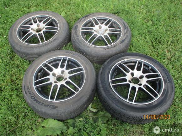 Продам комплект летней резины 185/60 r14. Фото 1.