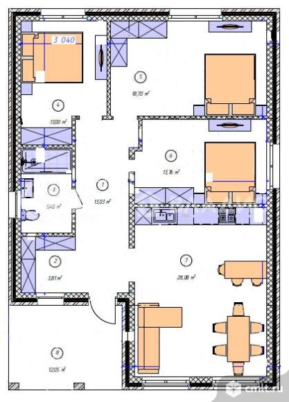 Дом 110 кв.м. Фото 5.
