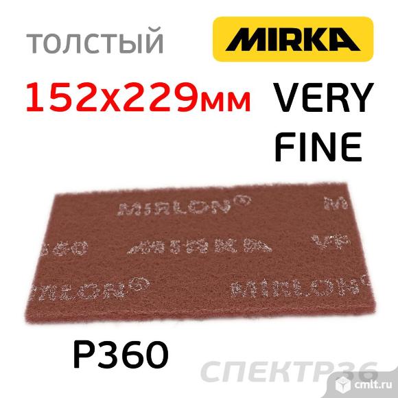 Скотч-брайт Mirka 152x229мм VF красный Р360 very fine. Фото 1.