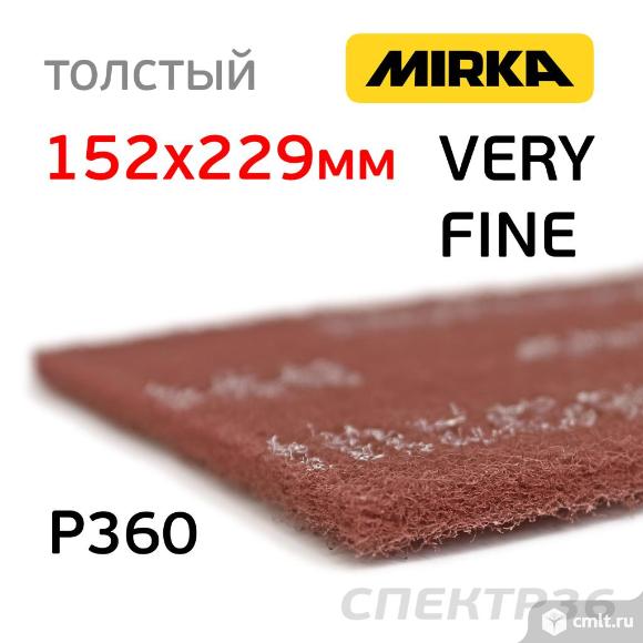 Скотч-брайт Mirka 152x229мм VF красный Р360 very fine. Фото 2.