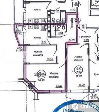 2-комнатная квартира 52 кв.м. Фото 20.