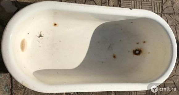 Ванночка (емкость) для дачи, внешние размеры 88 x 42,5 см, б/у.. Фото 1.